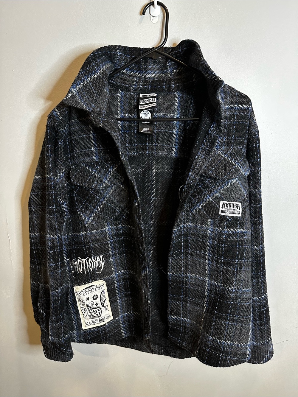 Black & Blue Plaid Shacket